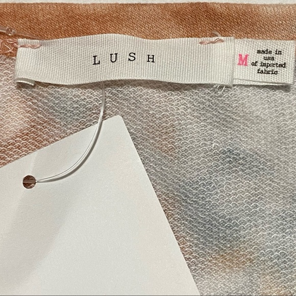 Tie Dye Sweatshirt by LUSH, Pockets, Lightweight, Warm Tones, Made in USA, NWOT - Picture 11 of 13
